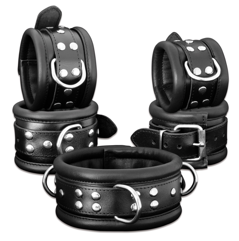 Fesselset 6,5 cm schwarz